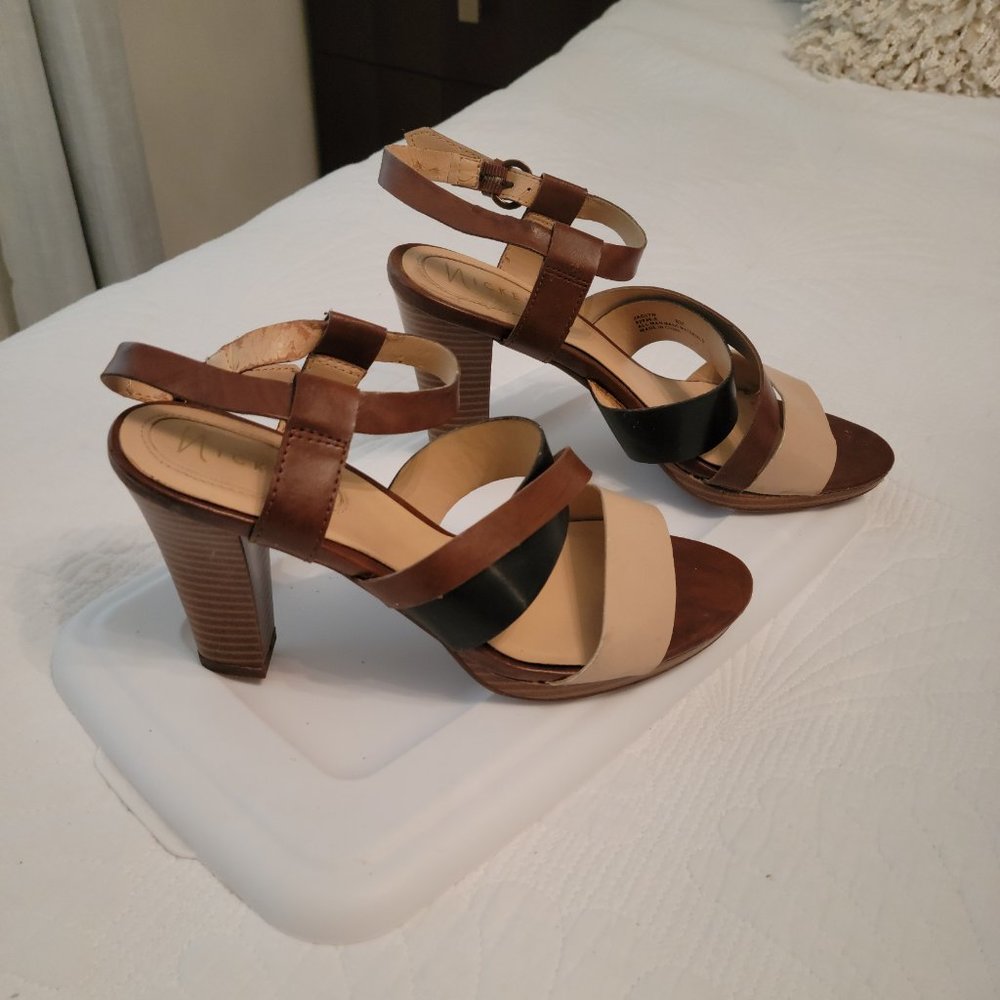 Strappy heels sandals